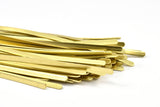 Brass Bracelet Blank, 12 Raw Brass Bracelet Stamping Blank Bangles (145x4x0.80mm) D0403