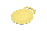 Brass Kettlebell Pendant, 10 Raw Brass Kettlebell Pendants With Loop, Findings, Earrings (36.5x30x0.80mm) BS 2272