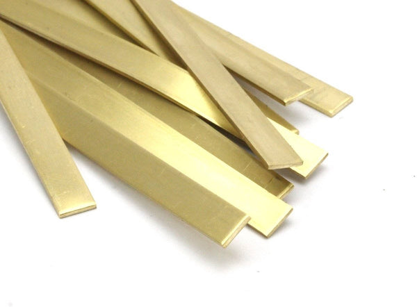 Brass Cuff Stamping Blank, 5 Raw Brass Bracelet Stamping Blanks, Bangles (6x145x1mm) D0224
