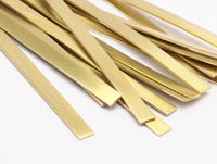 Brass Cuff Stamping Blank, 5 Raw Brass Bracelet Stamping Blanks, Bangles (6x145x1mm) D0224