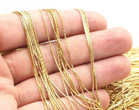 10 M. Raw Brass Snake Chain (0.70) Bs 1014