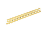 Rectangle Stamping Blank, 6 Raw Brass Bracelet Stamping Blanks (6x145x1mm) D0226