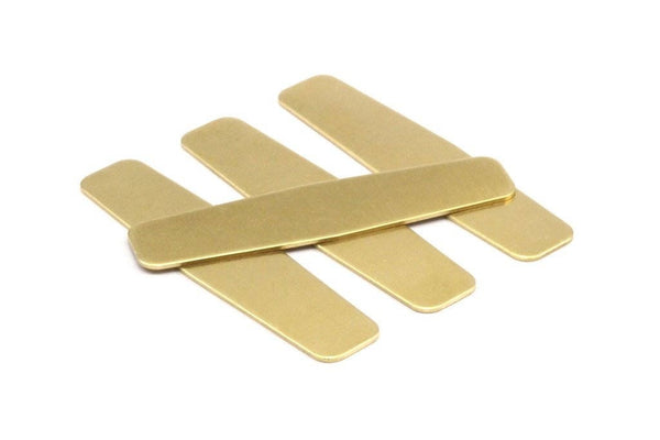 Stamping Ring Blank, 12 Raw Brass Ring Stamping Blanks (58x14x0.60mm) D0321