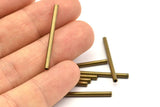 Bronze Metal Tube, 50 Antique Bronze Tone Copper Tube Spacer Bead ,charms,findings (30x2mm) K195