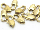 Raw Brass Clasp, Raw Brass Lobster Claw Clasps (16.2x6.3mm) Bs-1183--n0588