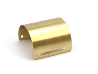 Raw Brass Bracelet - 2 Raw Brass Cuff Bracelet Bangles (60x110x0.80mm) Brc039