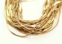 Tiny Brass Chain, 5 Meters - 16.5 Feet Tiny Raw Brass Soldered Chain (0.70mm)  BS 1014