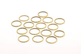 Brass Circle Connector, 50 Cutting Raw Brass Circles (12mm) A0583