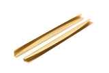 Brass Purse Charm - 4 Raw Brass Straight Pendant Findings For Purses, Wallets, Frames (130x9mm) D0513