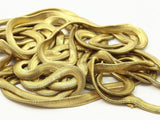 Snake Chain, 2m Raw Brass Snake Chain (6mm) - ( Z072 )