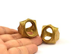 Lord Ring Settings - 1 Raw Brass Ring Setting with Pad Size 21x15mm U052