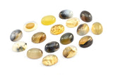 Montana Agate Cabochon, 12 Montana Agate Cabochon Oval Gemstone (20x15mm) Y126
