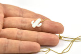 Synthetic Opal Cactus, 1 Tiny Cactus Bead, Cactus Charm, Exotic Beads (13x11mm) F037