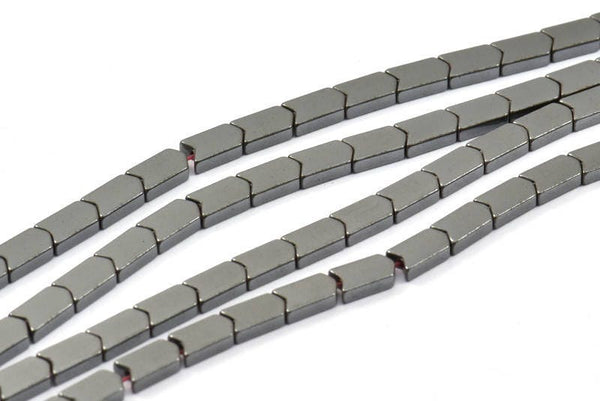 Hematit Ok Boncukları 7x4mm Siyah Ok Şeklinde Boncuklar Tam Zincir 15,5 İnç TK04