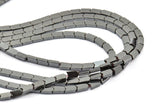 Hematit Ok Boncukları 7x4mm Siyah Ok Şeklinde Boncuklar Tam Zincir 15,5 İnç TK04
