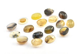 Montana Agate Cabochon, 12 Montana Agate Cabochon Oval Gemstone (20x15mm) Y126