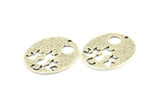 Antique Silver Cats, 2 Antique Silver Plated Oval Cat Textured Pendants With 1 Hole, Earrings, Charms (28x23x1.1mm) BS 1910 H0323