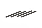 Black Bar Pendant, 25 Oxidized Brass Black Bars With 1 Hole, Black Charms (30x2x1mm) Bs-1197--A0859 S678