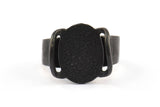 Black Ring Setting, 1 Oxidized Brass Black Gorgeous Ring Settings With 2 Claws, Ring Blanks (14.5x12.5x1.2mm) BS 1911