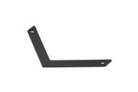 Black Chevron Pendant, 2 Oxidized Brass Black Tiny Chevron Pendants With 2 Holes (50x5x0.80mm) N0630 S449