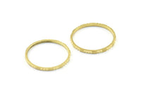 Pirinç Daire Konnektörleri, 24 Ham Pirinç Dokulu Daire Konnektör (16x0,8x0,9 mm) BS 2325