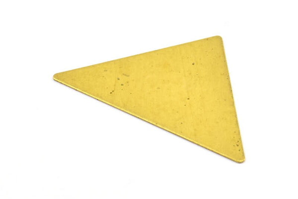 Üçgen Damgalama Boşluğu, 200 Ham Pirinç Üçgen Damgalama Boşluğu (45x35x35mm) Brs 3092-0 A0405