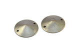 Brass Pyramid Connector, 20 Antique Brass Round Cambered Pyramid Connectors,charms, Pendant,findings (16mm) K030
