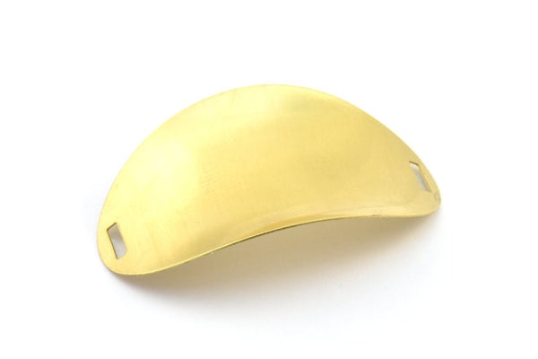 Brass Cuff Blanks, 4 Brass Cuff Bracelet Blanks (76x45mm) A0319