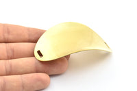 Brass Cuff Blanks, 4 Brass Cuff Bracelet Blanks (76x45mm) A0319