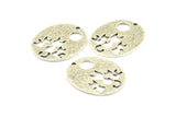 Antique Silver Cats, 2 Antique Silver Plated Oval Cat Textured Pendants With 1 Hole, Earrings, Charms (28x23x1.1mm) BS 1910 H0323