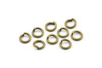 6 mm Halka - 500 Antik Pirinç Halka (6x1 mm) A0377