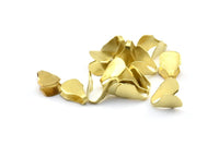 9mm End Clasp, 30 Raw Brass End Caps Chain Ends (14x9mm) B0056 A0743