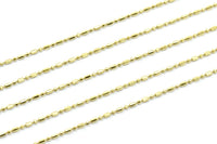10 Meters 16.5 Feet 1.2mm Raw Brass Ball Chain - Brs5 Z101