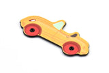 Fridge Magnet Parts, 3 Fridge Plastic Car Magnet Parts (57x25x2.3mm)