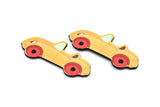Fridge Magnet Parts, 3 Fridge Plastic Car Magnet Parts (57x25x2.3mm)