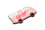 Fridge Magnet Parts, 3 Fridge Plastic Van Magnet Parts (45x26x2mm)
