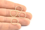 Pirinç Daire Konnektörleri, 24 Ham Pirinç Dokulu Daire Konnektör (16x0,8x0,9 mm) BS 2325