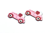 Fridge Magnet Parts, 3 Fridge Plastic Car Magnet Parts (49x29x2.2mm)