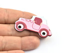 Fridge Magnet Parts, 3 Fridge Plastic Car Magnet Parts (49x29x2.2mm)