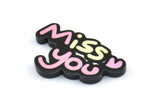 Fridge Magnet Parts, 8 Fridge Plastic Magnet Parts (13.5x22.5x2mm)