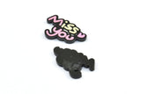 Fridge Magnet Parts, 8 Fridge Plastic Magnet Parts (13.5x22.5x2mm)
