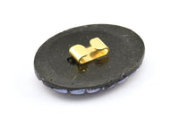 Vintage Belt Buckle, 1 Vintage Handcraft Belt Buckle (66x51mm) - Made In Germany BS 1244
