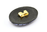 Vintage Belt Buckle, 1 Vintage Handcraft Belt Buckle (66x51mm) - Made In Germany BS 1244