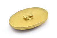 Vintage Gold Belt, 1 Vintage Gold Handcraft Belt Buckle (90x62mm) - Made In Germany BS 1319