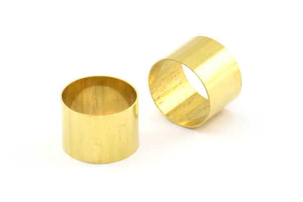 12 Raw Brass Tubes (14x10mm) Bs 1483