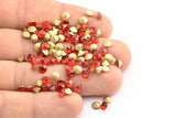 Açık Siam Swarovski Elmas, 4,7 mm SS20 Ped İçin 12 Açık Siam Swarovski Elmas