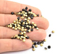 Jet Swarovski Elmas, 3,9 mm Ped SS16 İçin 12 Jet Swarovski Elmas