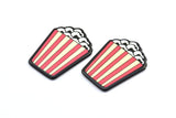 Fridge Magnet Parts, 3 Fridge Plastic Popcorn Magnet Parts (39x29x2.5mm)
