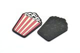 Fridge Magnet Parts, 3 Fridge Plastic Popcorn Magnet Parts (39x29x2.5mm)