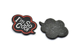 Fridge Magnet Parts, 4 Fridge Plastic Magnet Parts (33x25x2mm)